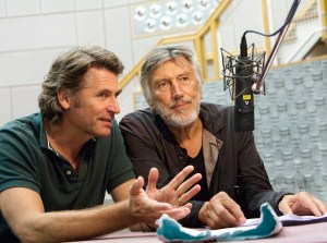 SWR2 HRSPIEL-STUDIO, "Irres Licht", Hrstck von Uwe Dierksen und Mattias Grtiz, Regie und Komposition Uwe Dierksen, am Donnerstag (26.09.13) um 22:03 Uhr. Uwe Dierksen (Regie, Autor und Komposition, li.) und Mann (Christian Brckner, re.). © SWR/Monika Maier, honorarfrei - Verwendung gem§ der AGB im engen inhaltlichen, redaktionellen Zusammenhang mit genannter SWR-Sendung bei Nennung: "Bild: SWR/Monika Maier" (S2 ). SWR-Pressestelle/Fotoredaktion, Tel. 07221/929-22453, Fax-22059, foto@swr.de.